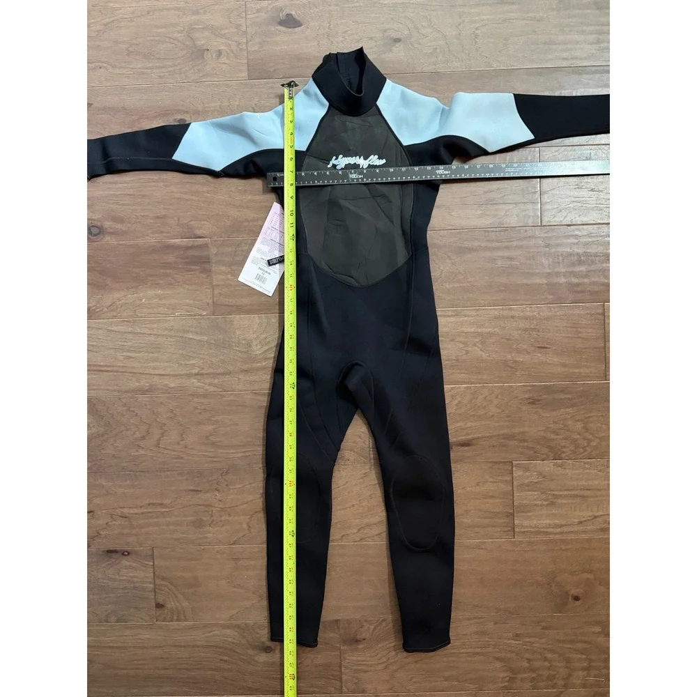 NWT Hyperflex Access Kids Wetsuit Full Body Black Blue Neoprene Size 12